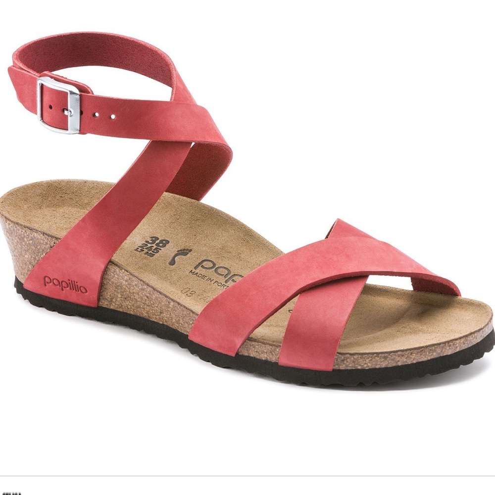 Birkenstock Papillio Coral Lola Sandals size 40